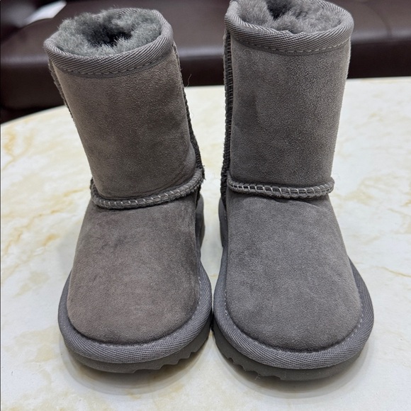 UGG Other - UGG Kids Grey Suede Classic Short Boots